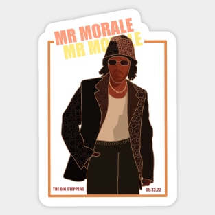 Kendrick Lamar Mr Morale & The Big Steppers Retro Design Sticker